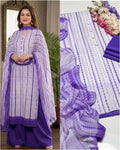 3 Piece Purple Color Suit Tie n Die